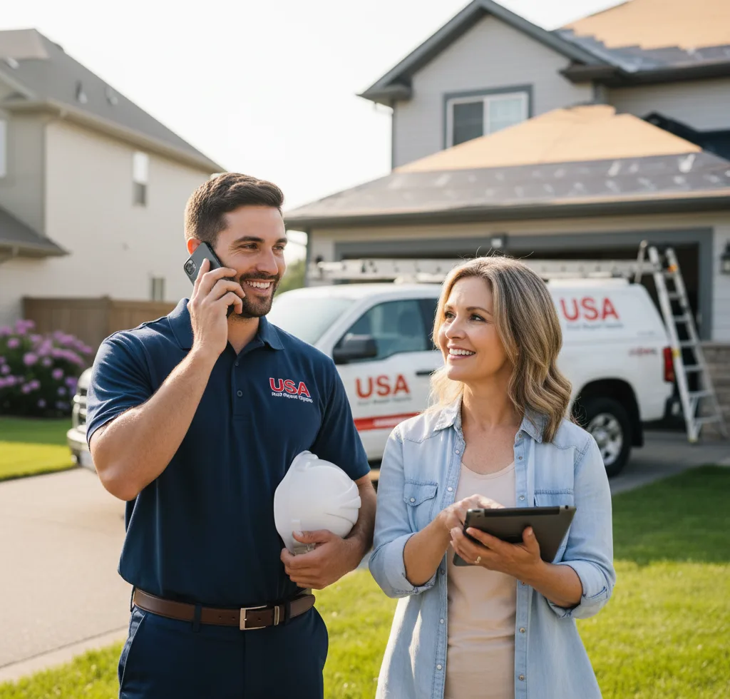 USA Roof Repair Experts customer support in Bliss